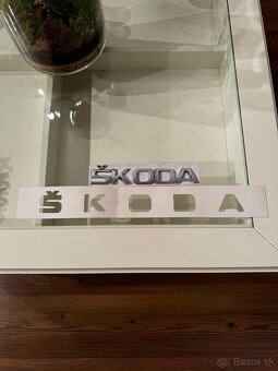 Śkoda nápis velký chrómový - 2
