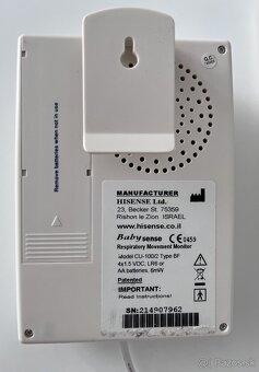 Monitor dychu Babysense - 2