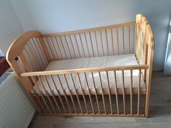 detska postieľka drevená - 2