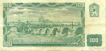 100 koruna rok 1961 - 2