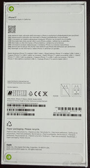 Apple iPhone 17 256GB nerozbalený Black - 2