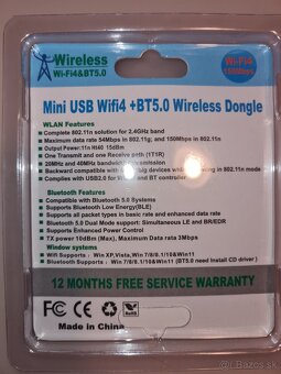 Wifi + Bluetooth USB adapterik - 2