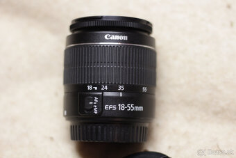 setový canon EFS 18-55 mm - 2