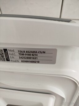 Automatická práčka Whirlpool TDLR65230SS - 2