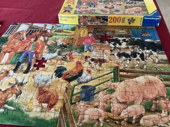 Puzzle,figúrky z kindervajce - 2