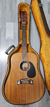80' VINTAGE RARE FENDER / 12 STRUNOVÁ GITARA + PUZDRO - 2