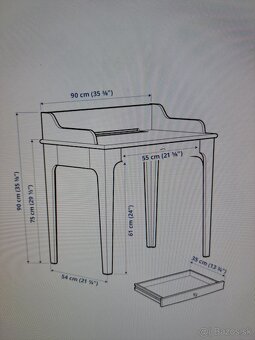 IKEA LOMMARP Písací stôl - 2