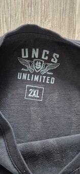 Tričko UNCS XXL čierne - 2