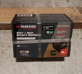 Parkside smart batéria 20V 8Ah - 2