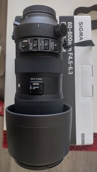 Predám SIGMA 60-600 mm F4,5-6,3 DG OS HSM SPORT - 2