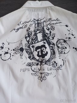 Pepe Jeans kosela polo tricko biela ORIGINAL - 2