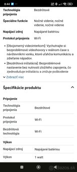 Bezdrôtový video zvonček - 2