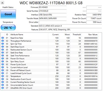 Externý 3,5" HDD WD My Book 8TB - 2