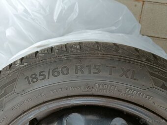 Predam pl.disky + zimne pneu 185/60 R15 - 2