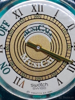 Predám staré funkčné hodinky SWATCH MusiCal SWISS 45 € - 2