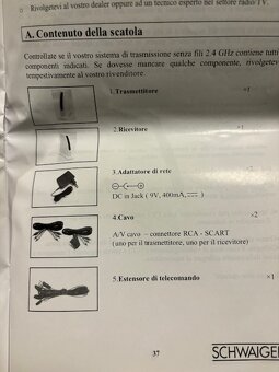 2.4 GHz bezdrôtový prenášač AV signálu 2 ks - 2