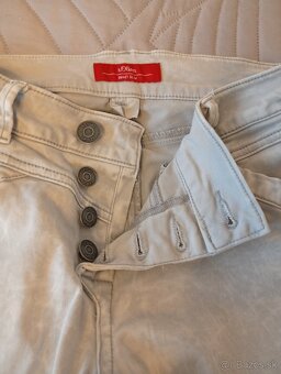 Dámske bledomodré a bledosivé rifle - 2