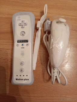 Nintendo Wii - NOVÝ ovládač s Motion Plus + Nunchuck SET - 2