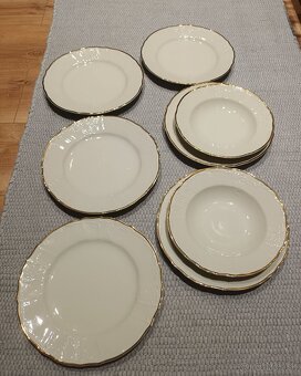 Taniere Thun BERNADOTTE, ivory zlatá linka - 2