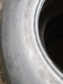 Predám 4 ks pneu MICHELIN 265/65 R17 M+S - 2