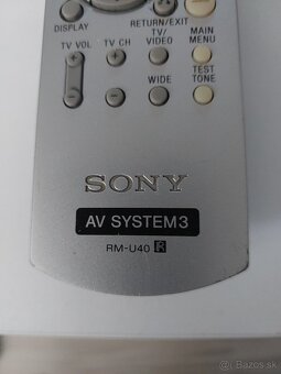 Dialkovy ovladac sony RM-U40 - 2