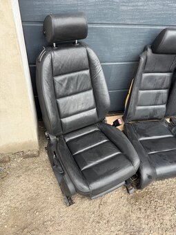 Predám kožené sklápateľné sedadla Audi A4 B6 Cabrio - 2
