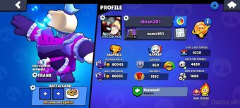 Brawl Stars účet 80 tisíc poháru - 2