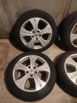 4ks alu disky orig. Renault 5x114,3 R17 + pneu 205/55 r17 - 2
