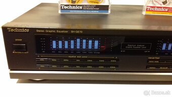 Graficky 2x7 pasmovy equalizer TECHNICS SH-GE70, JAPAN, AE73 - 2