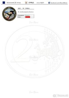 2 euro kolorovane mince - 2