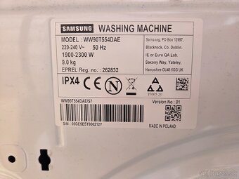 Predám práčku Samsung WW90T554DAE/S7 - 2