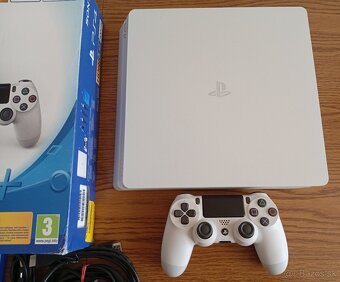 Playstation 4 Slim White + hry - 2