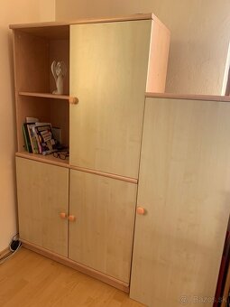 Detská izba zostava, stôl, skrinky, skrina - 2