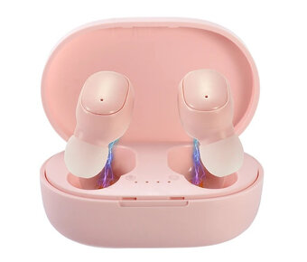 Bezdrôtové slúchadlá s mikrofónom, ružové - 2