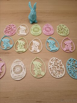 Veľkonočné ozdoby - SET 14 ks (rôzne farby)
- 2