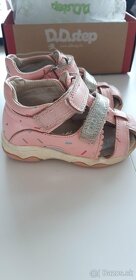 D.D.STEP Kožené sandále G064 - baby pink - 2