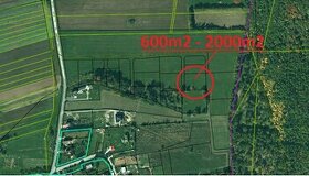 Pozemok v obci Žehňa 600m2 - 2000m2 - 2