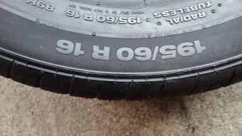 2X ZANOVNE LETNE PNEU.195/60R16 CONTINENTAL - 2