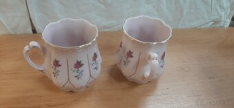 Predám šálky ružový porcelán - 2