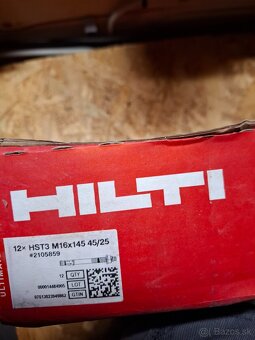 Hilti kotvy - 2