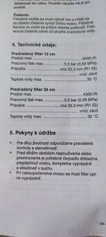 Predfilter, filter - 2