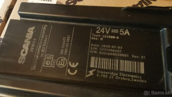 Tachograf Scania Stoneridge S5000-8 + snímač - 2