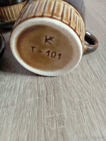 Značková keramická kávová súprava - 2