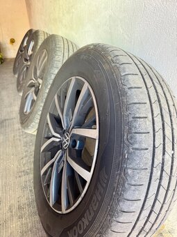 Elektrony 5x112 r17 vw original s pneu letne 215/65r17 - 2
