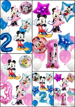 Nové balóny Minnie + Mickey mouse- sada AŽ 15/16/17 kusov - 2