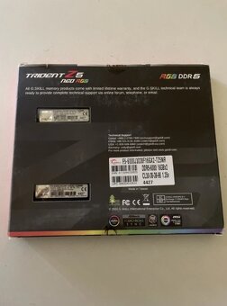 Nová G.SKILL 32GB KIT DDR5 6000MHz CL30 Trident Z5 NEO AMD - 2