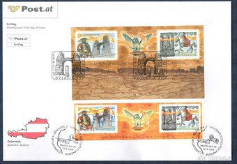 2009 Carnuntum Gerulata spolocne vydanie s Rakuskom harcek - 2