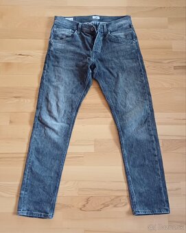 Pepe jeans šedé slim fit streč - 2