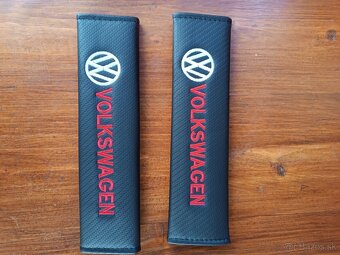 Predám kožené návleky bezpečnostný pas s logom Volkswagen - 2