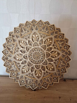 3d drevenna mandala - 2